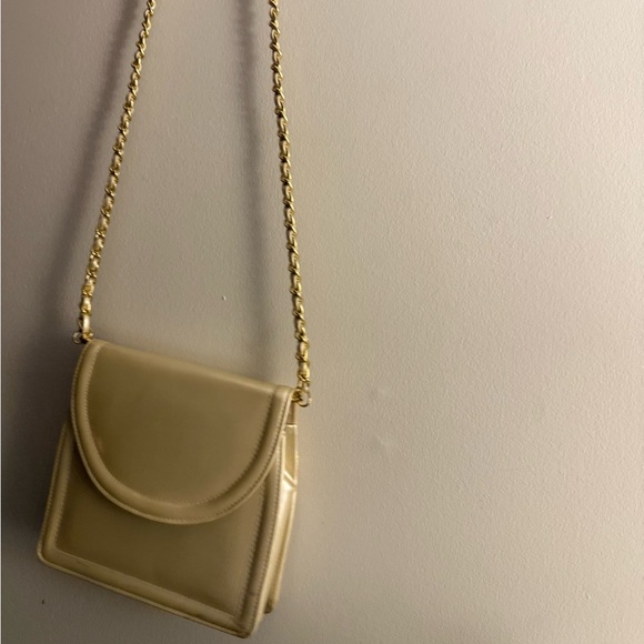Handbags - Off white opal clutch
